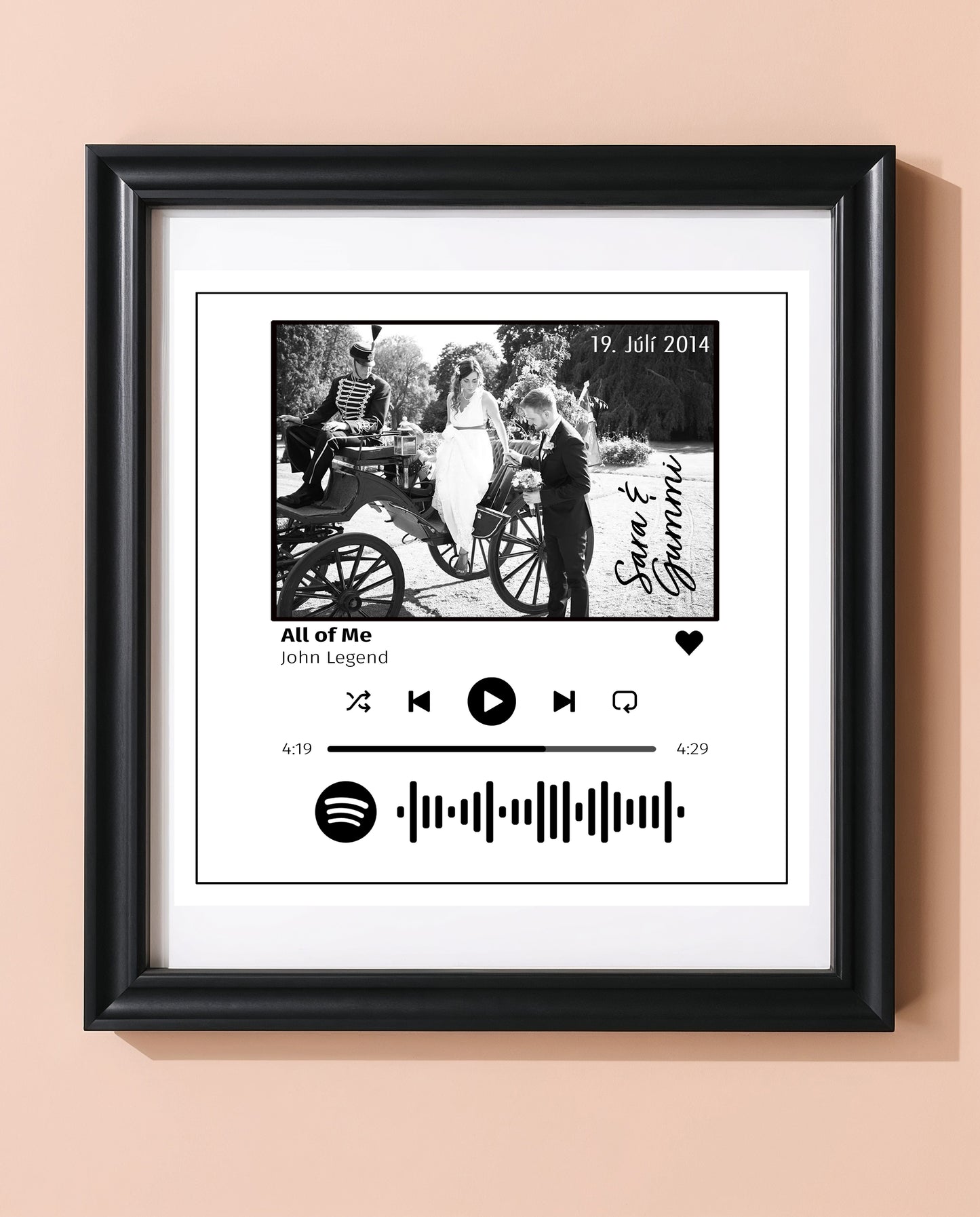 Myndir með Spotify kóða - JPG