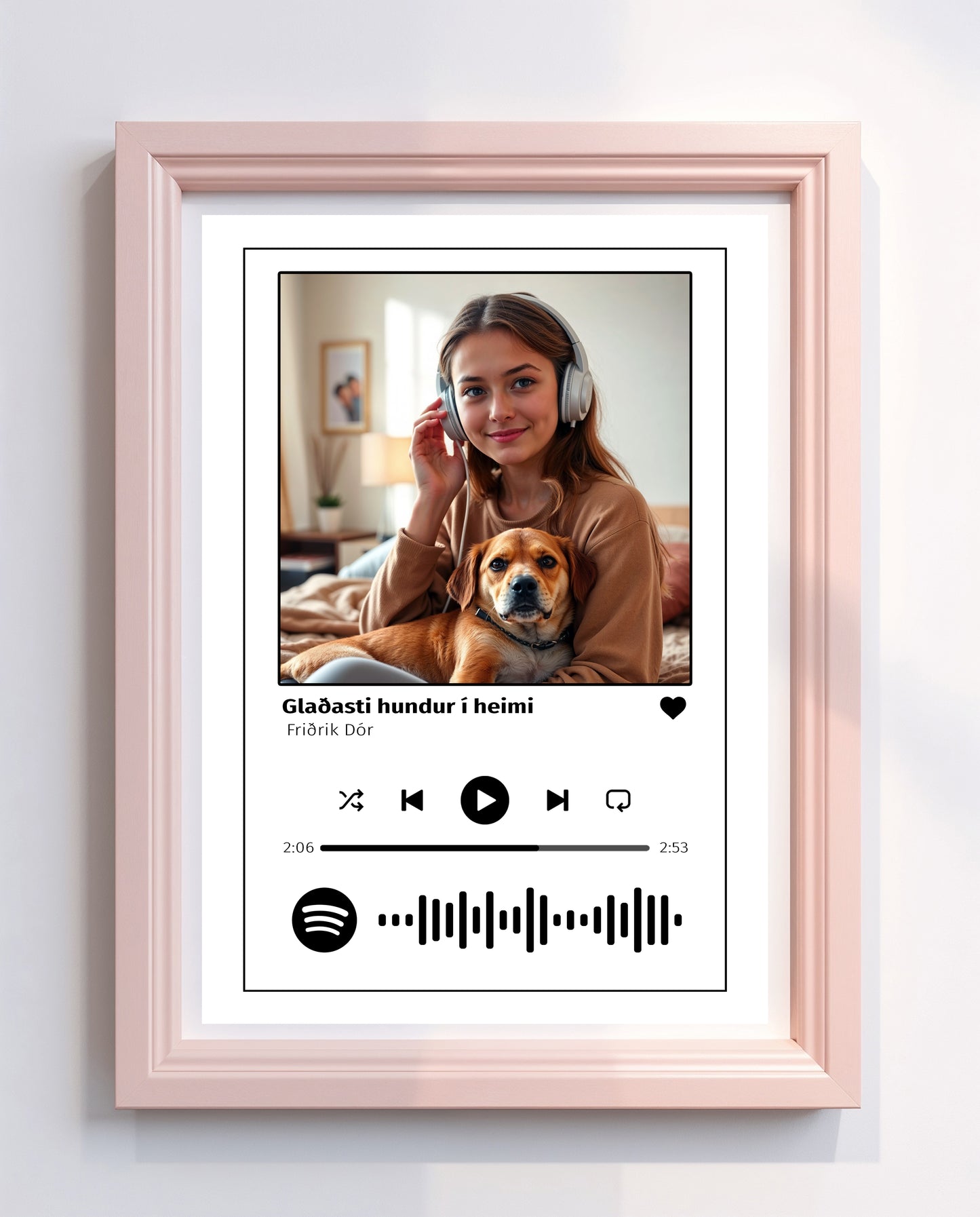 Myndir með Spotify kóða - JPG