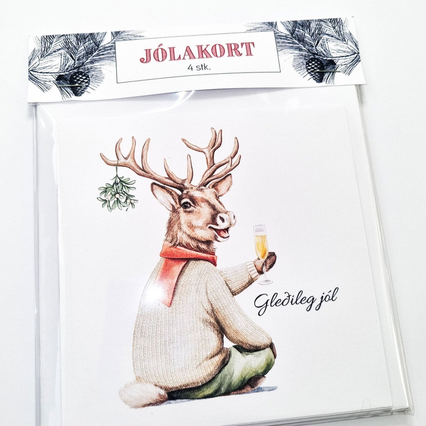 Jólakortapakki - Stór dýr - Korterí