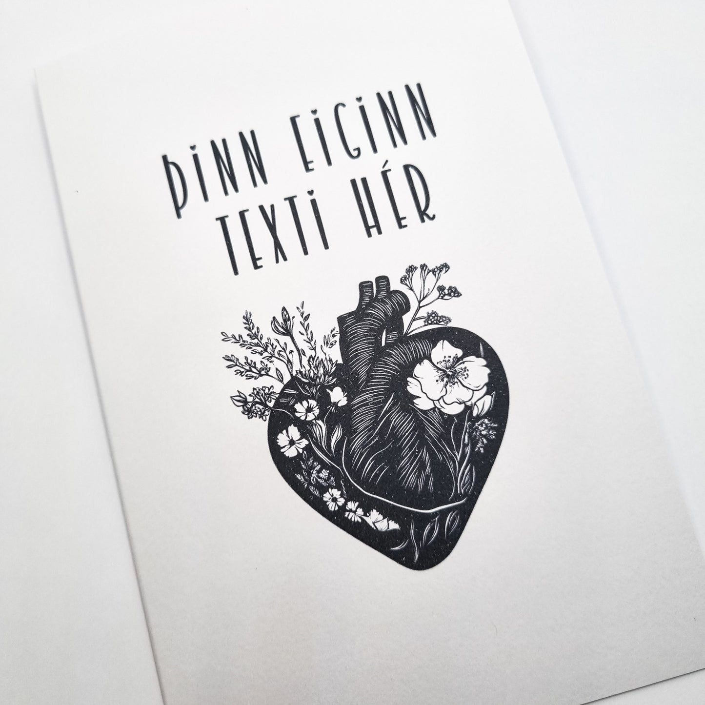 "Ástin er best" (12 týpur) - Kort