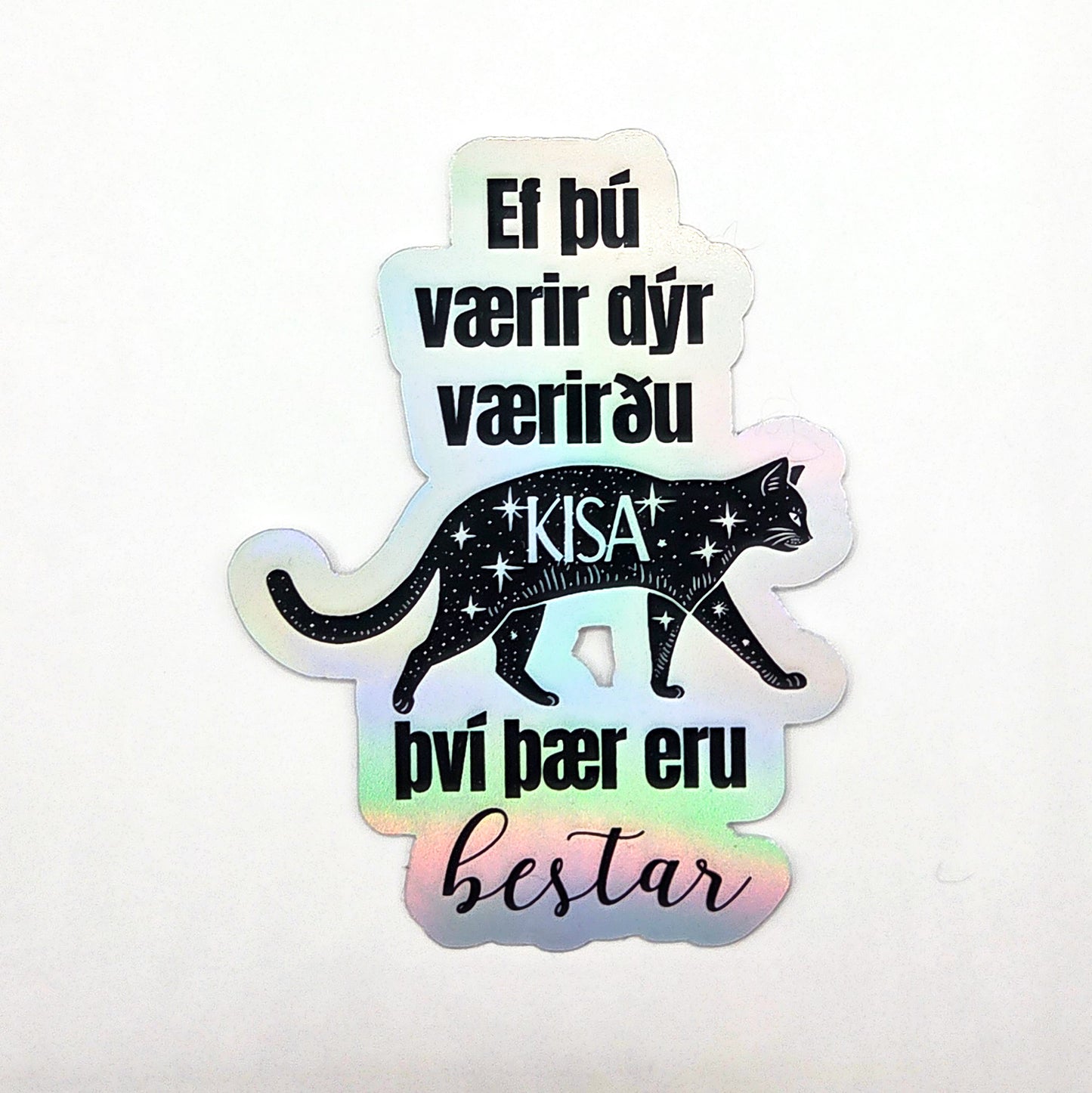 Límmiðar - Kisur eru bestar..