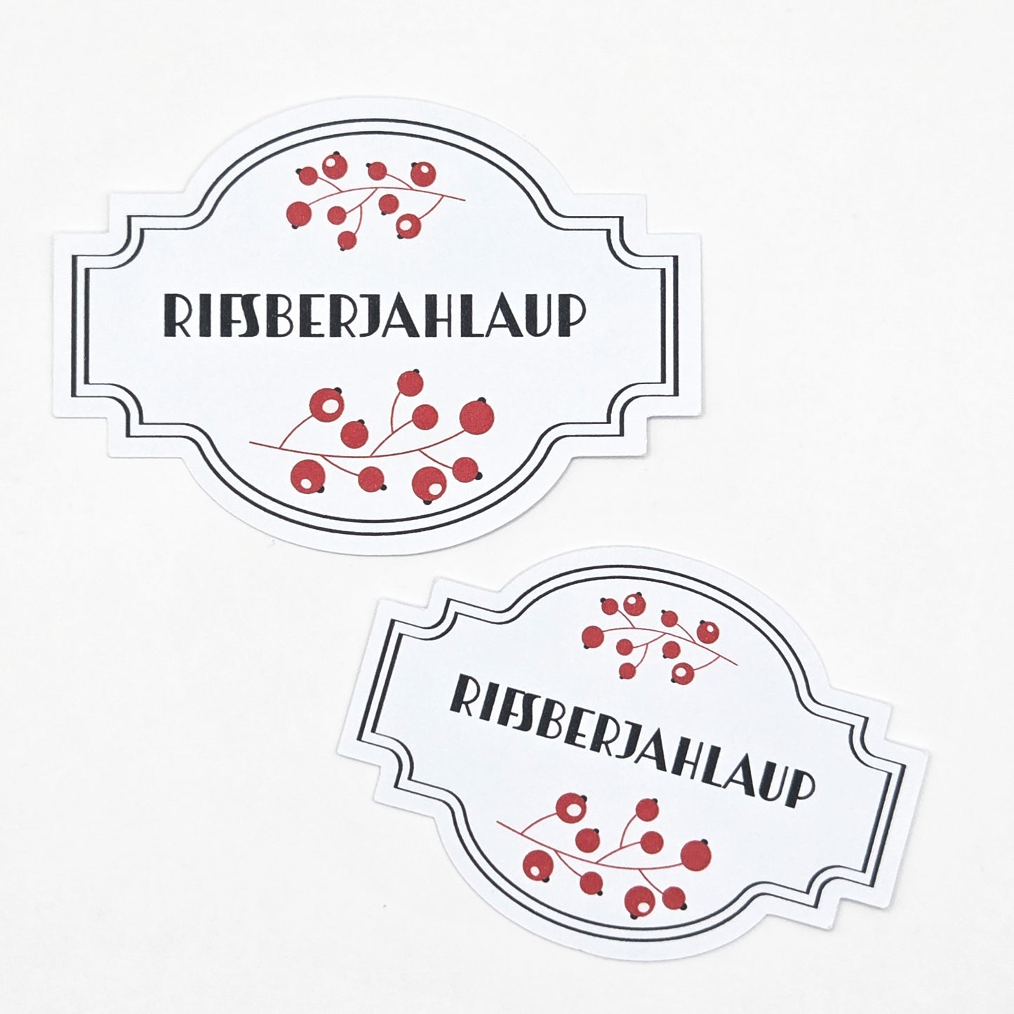 Rifsberjahlaup - Límmiðar