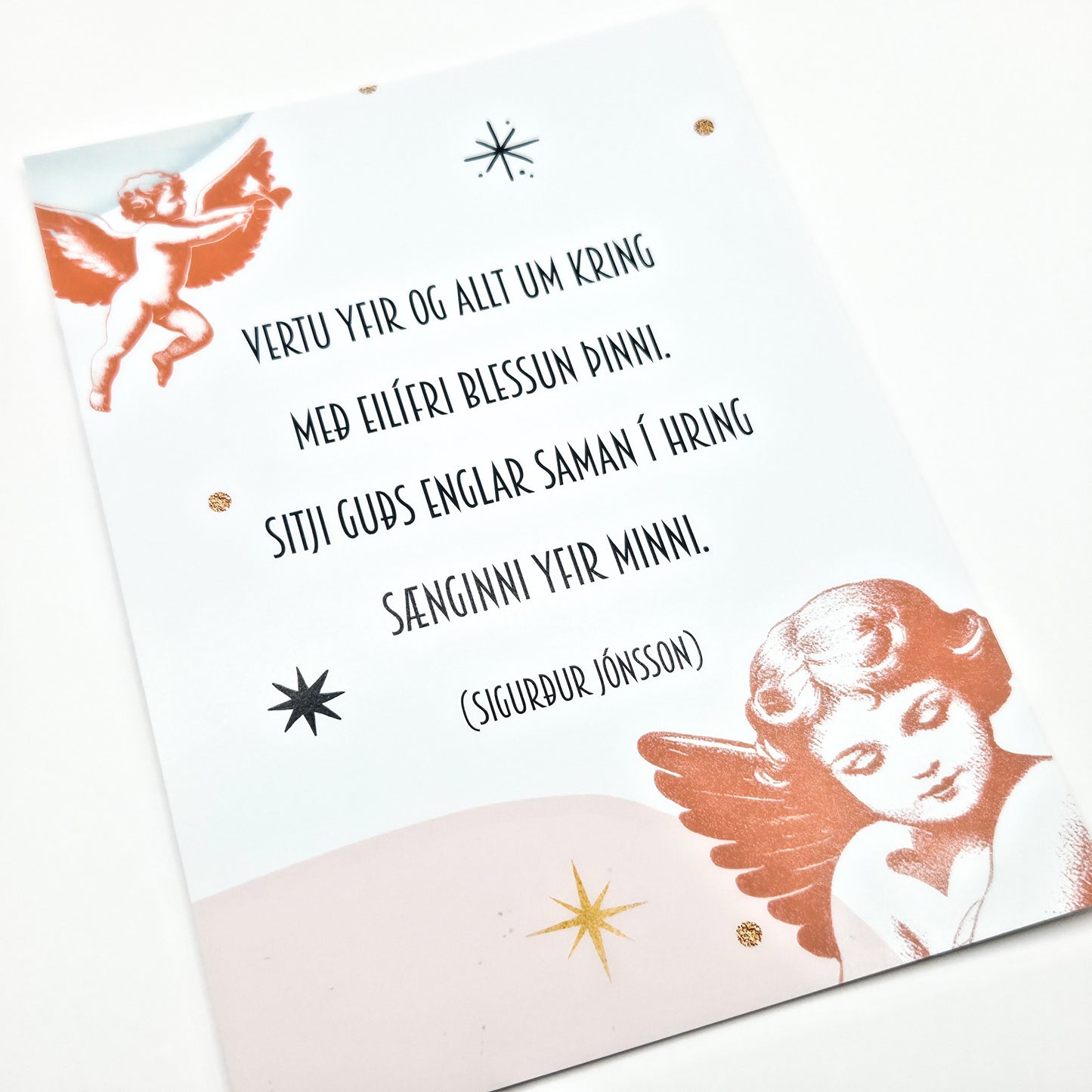 Prent - Sænginni yfir minni