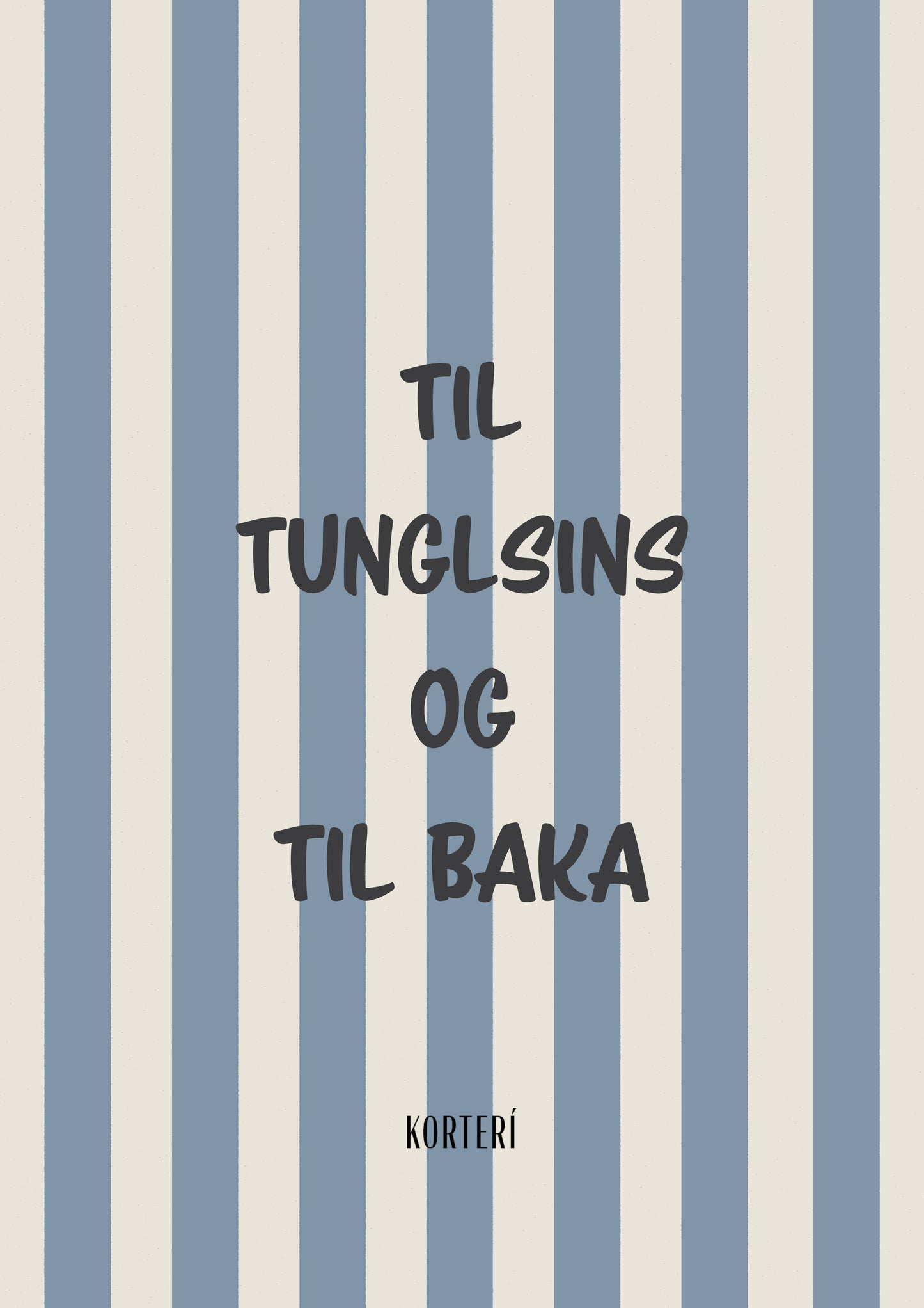 Prent - Til tunglsins og til baka