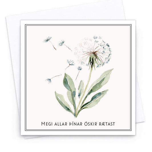Kort - Biðukolla