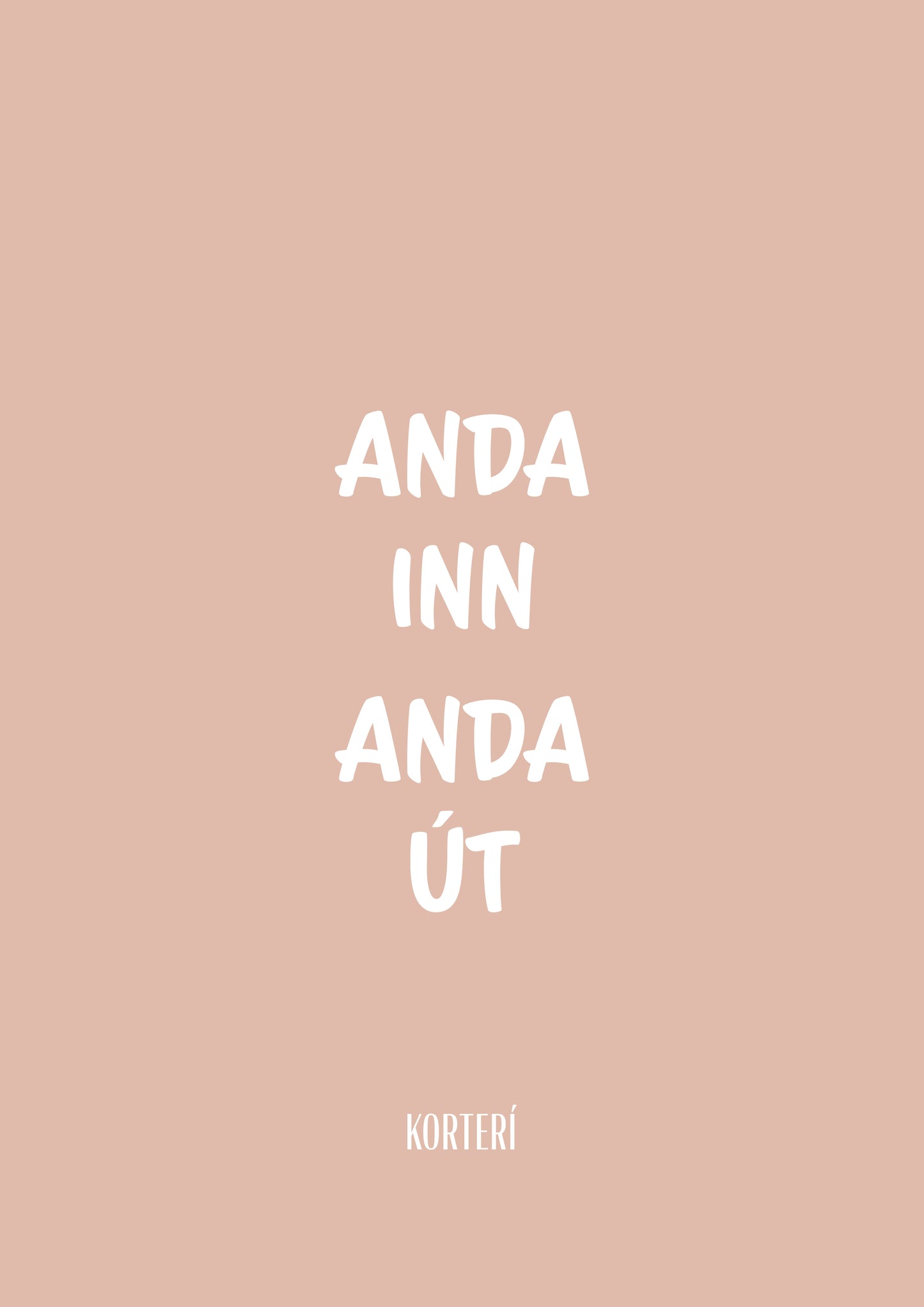 Prent - Anda inn Anda út