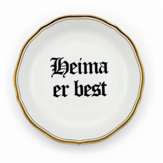 Skrautdiskur - Heima er best 2