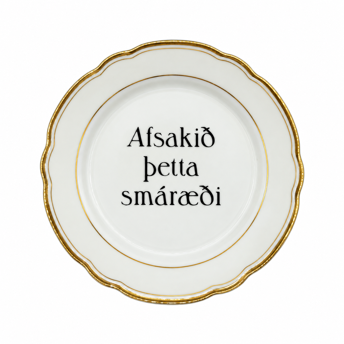 Skrautdiskur - Afsakið þetta smáræði 4