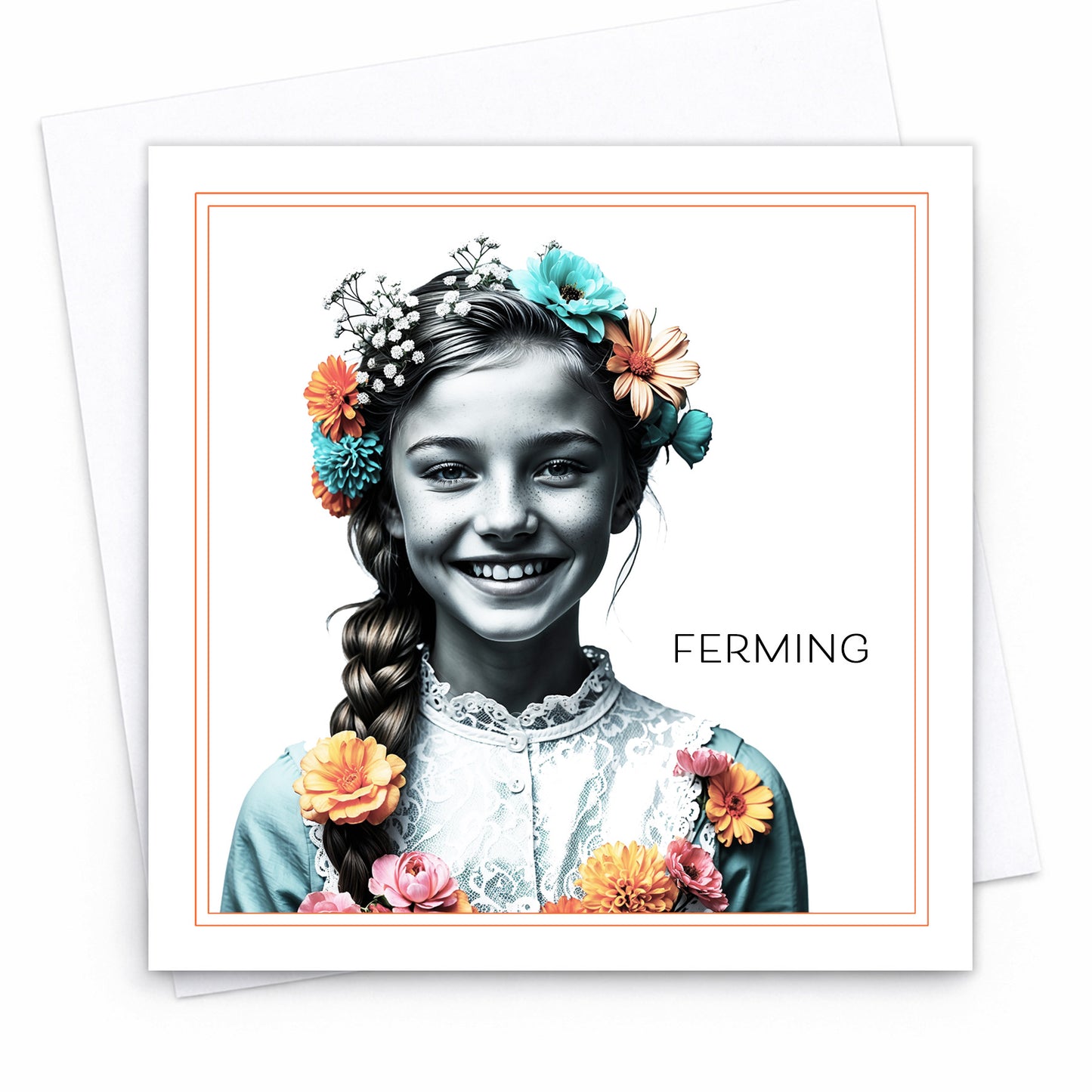Fermingarkort - Stelpa