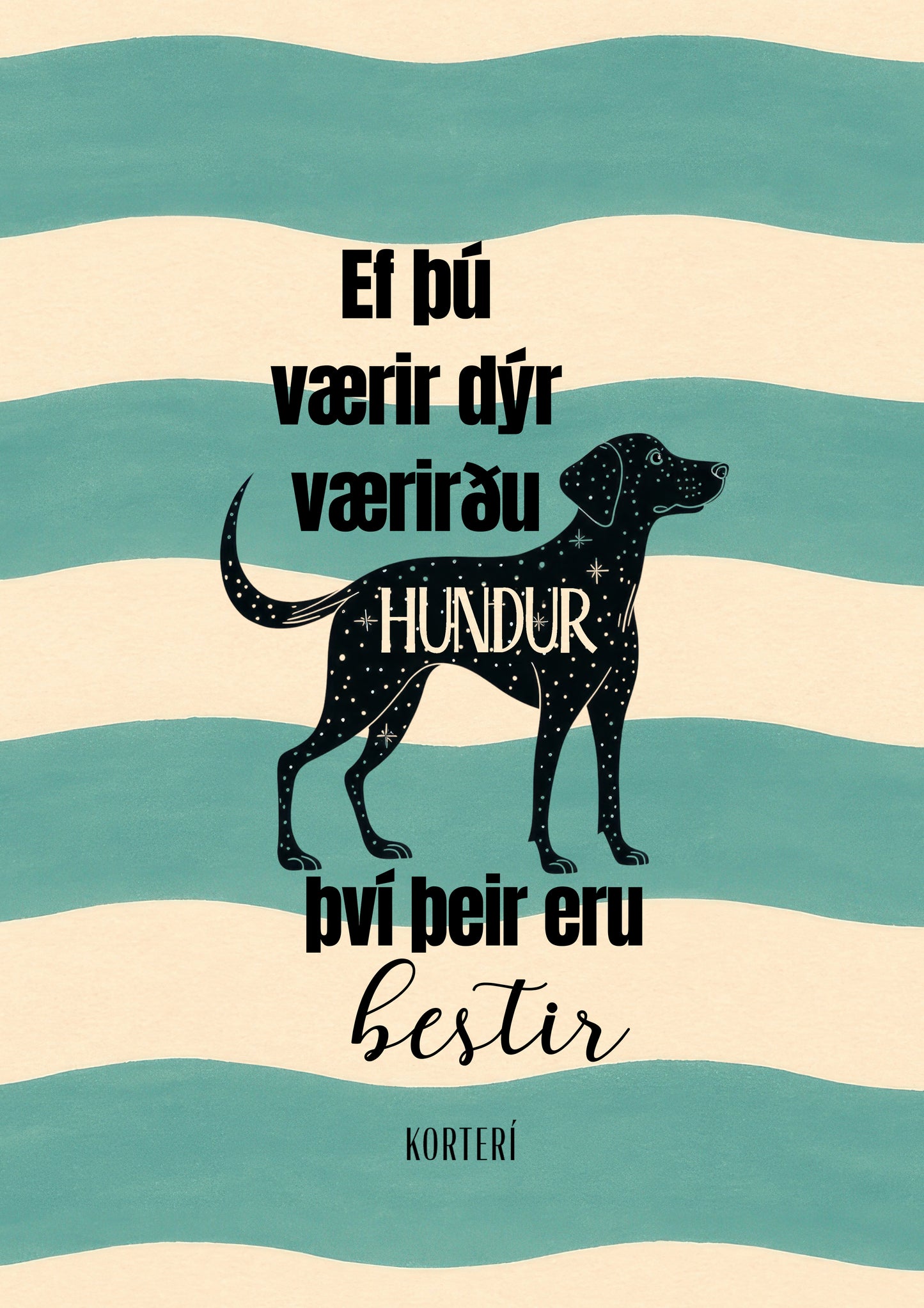 Prent - Hundur
