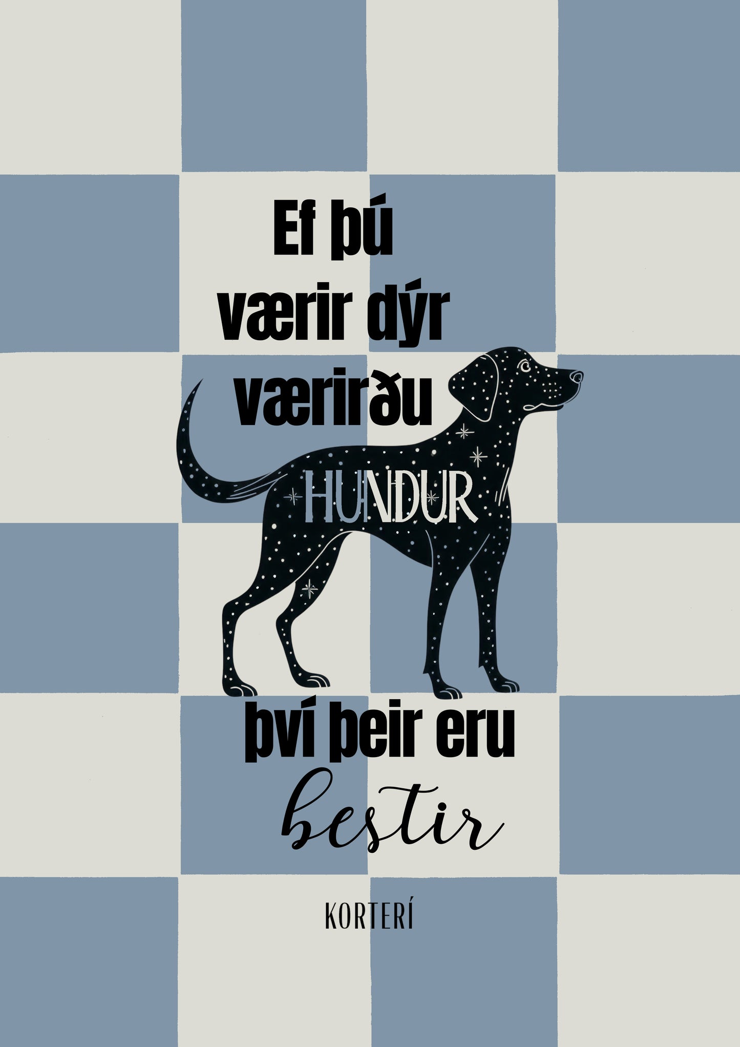 Prent - Hundur
