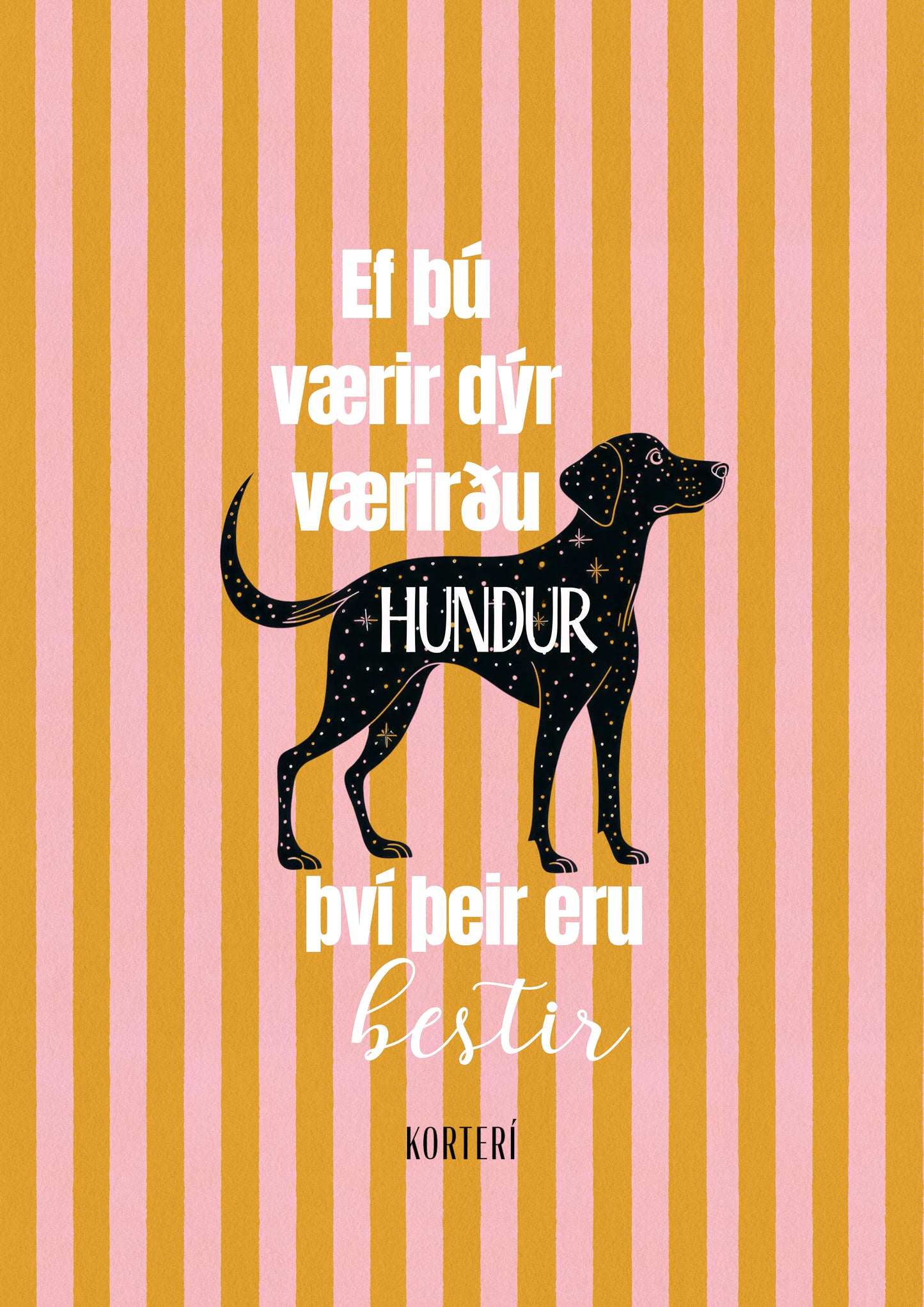 Prent - Hundur