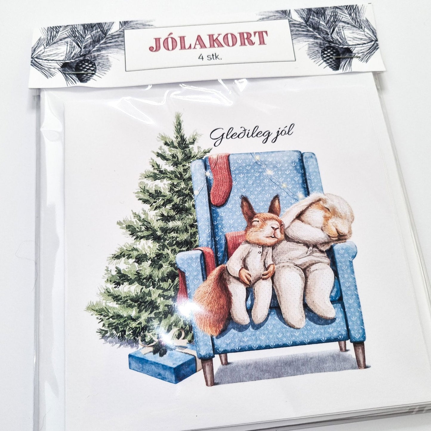 Jólakortapakki - Lítil dýr - Korterí