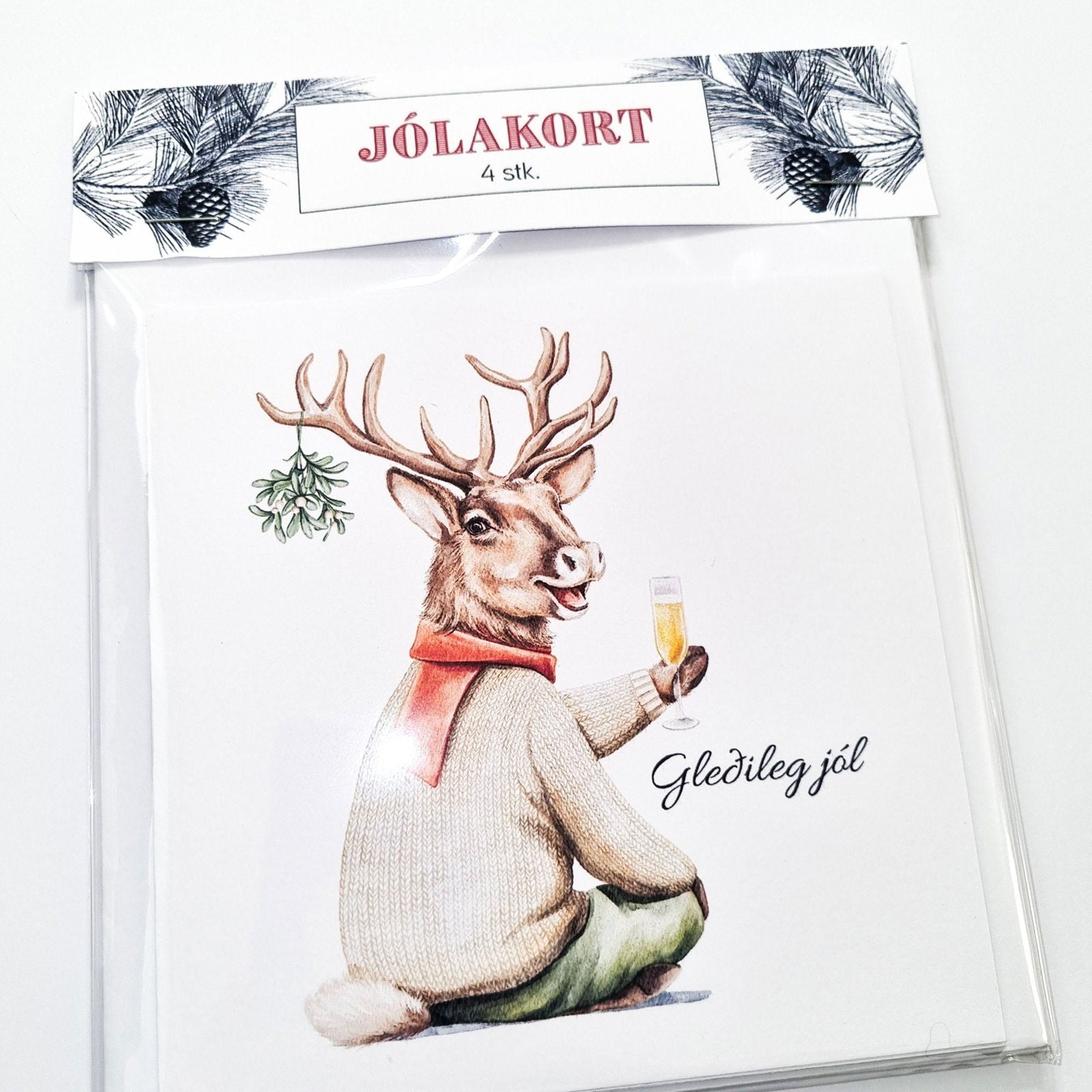 Jólakortapakki - Stór dýr - Korterí