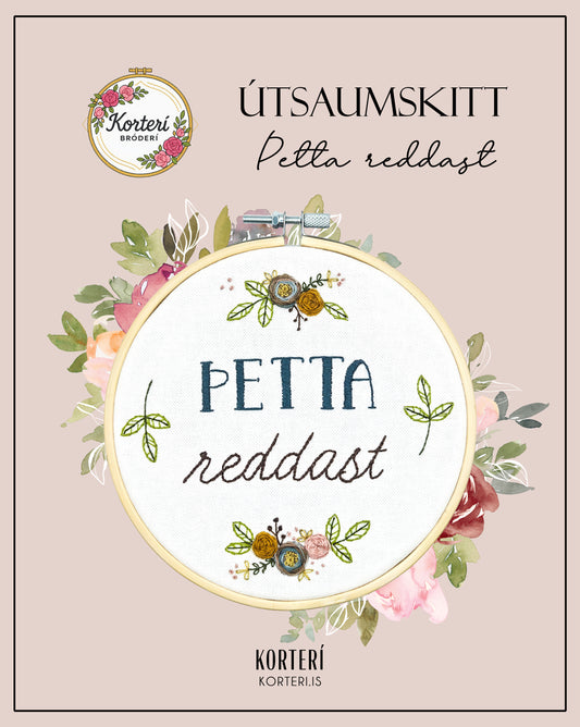 Útsaumskitt - Þetta reddast