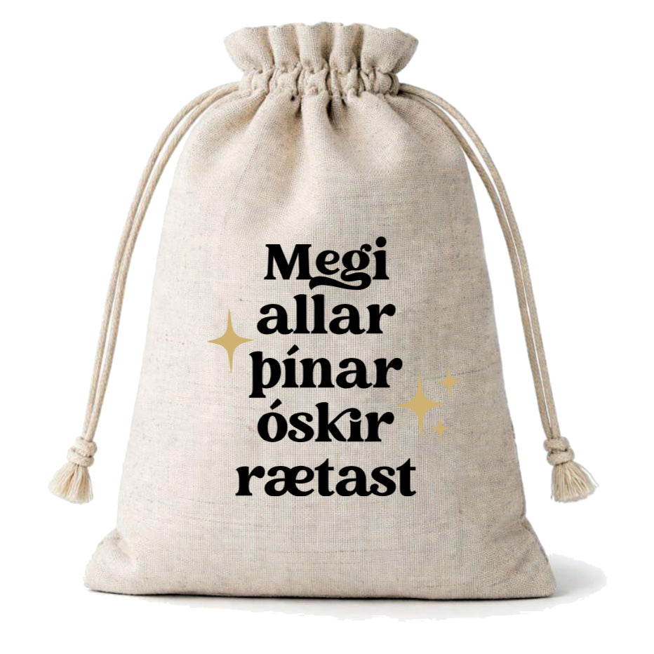 Gjafapoki - "Megi allar þínar óskir rætast"