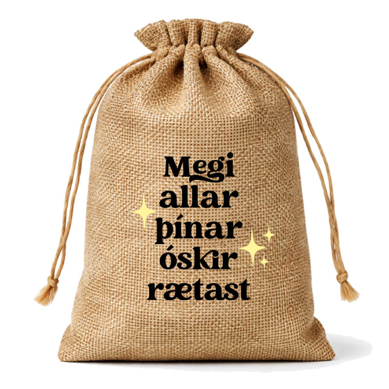 Gjafapoki - "Megi allar þínar óskir rætast"
