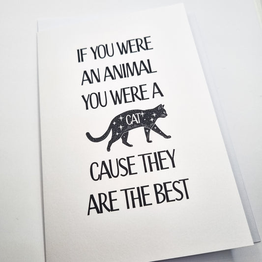 Card - The best (Cat)