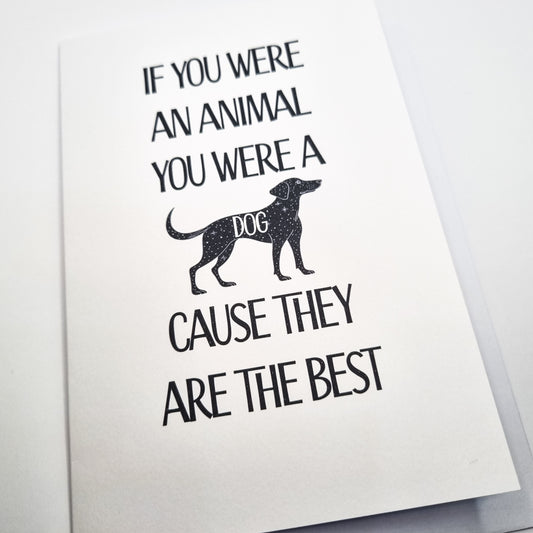 Card - The best (Dog)