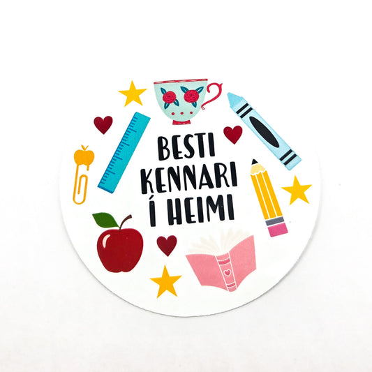 Límmiðar - Besti kennari í heimi