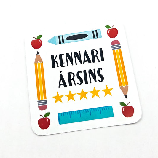 Límmiðar - Kennari ársins