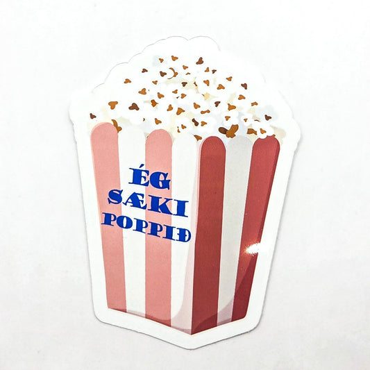Límmiðar - Ég sæki poppið