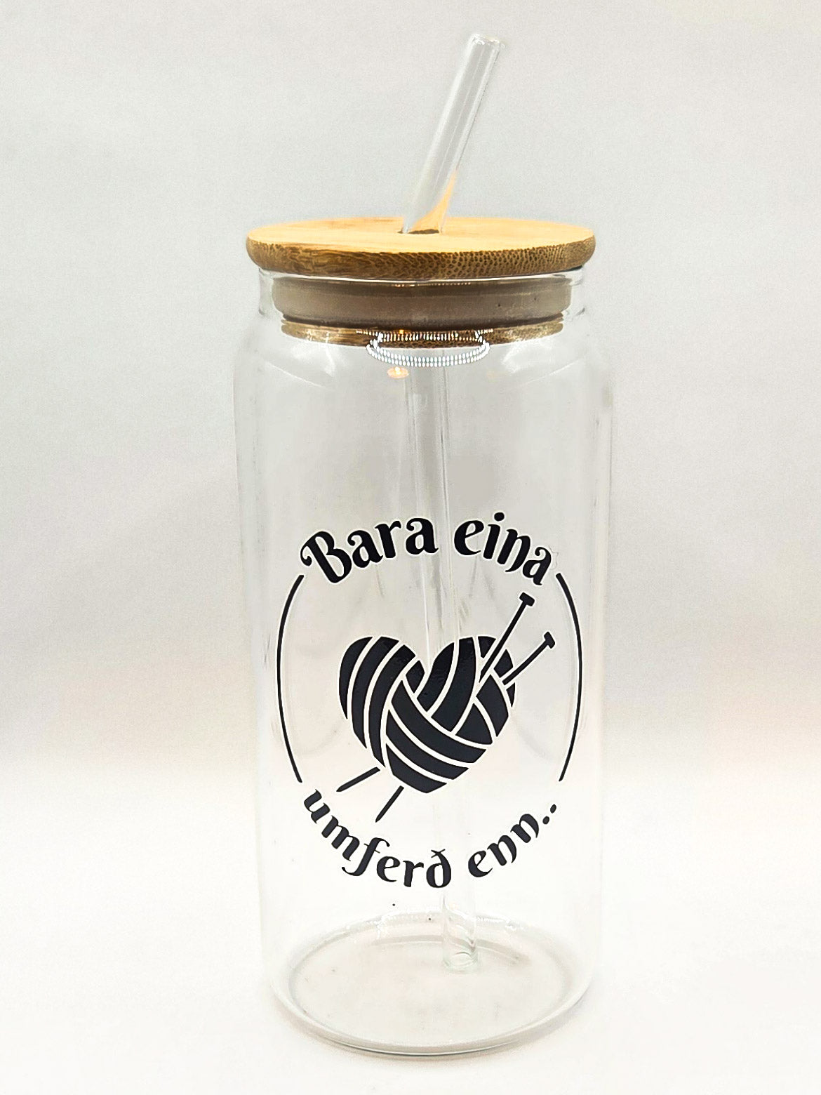 Glas með Vinylmiða (Val)