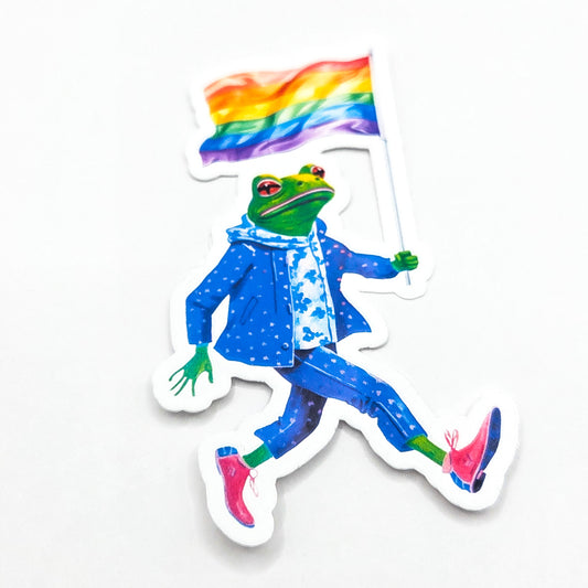 Límmiðar - Pride froskur