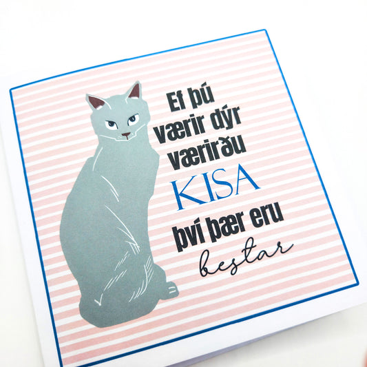 Kort - Kisa í lit