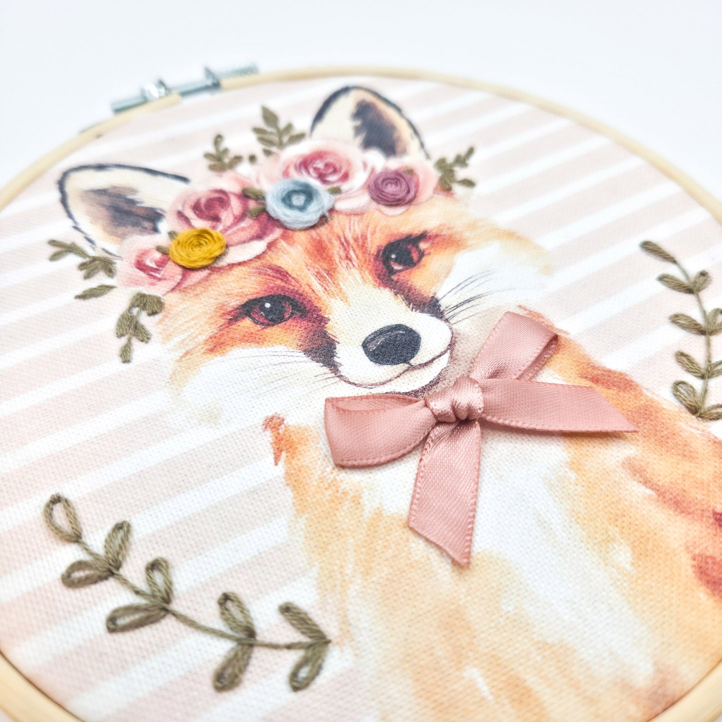 Útsaumsmynd - Rebbi