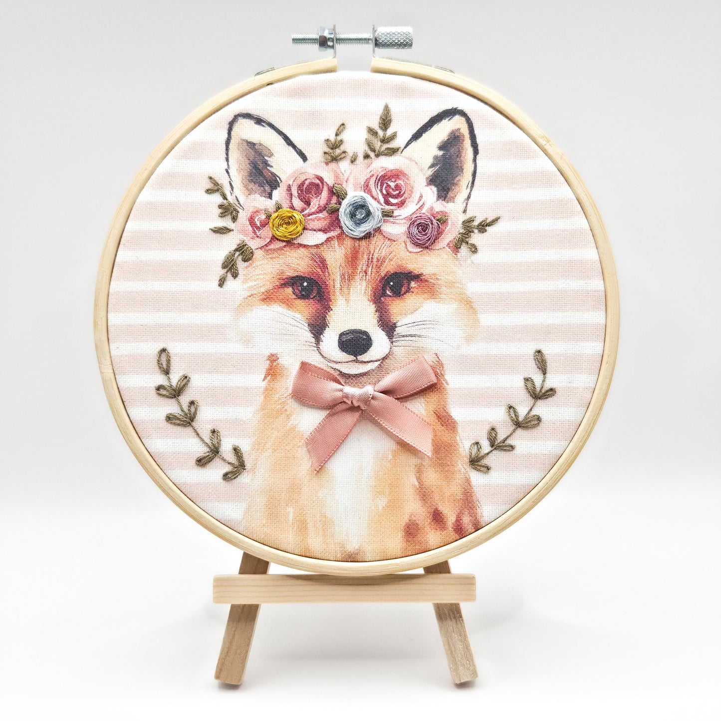 Útsaumsmynd - Rebbi