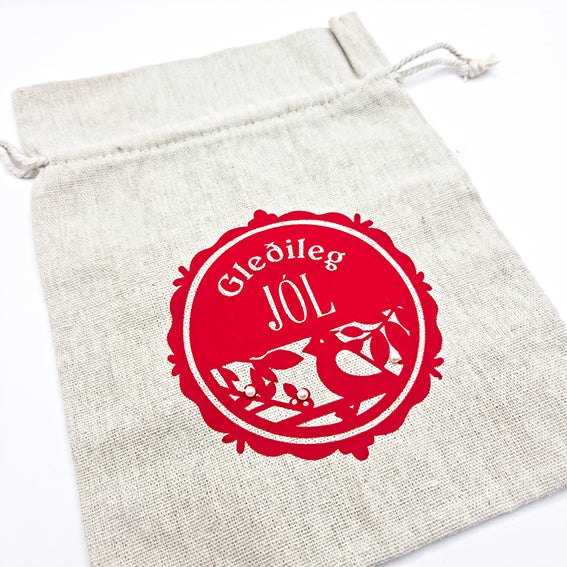 Margnota gjafapoki - Jóla (Stærri)