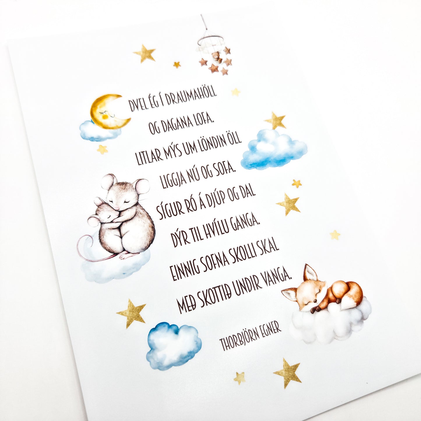 Prent - Dvel ég í draumahöll