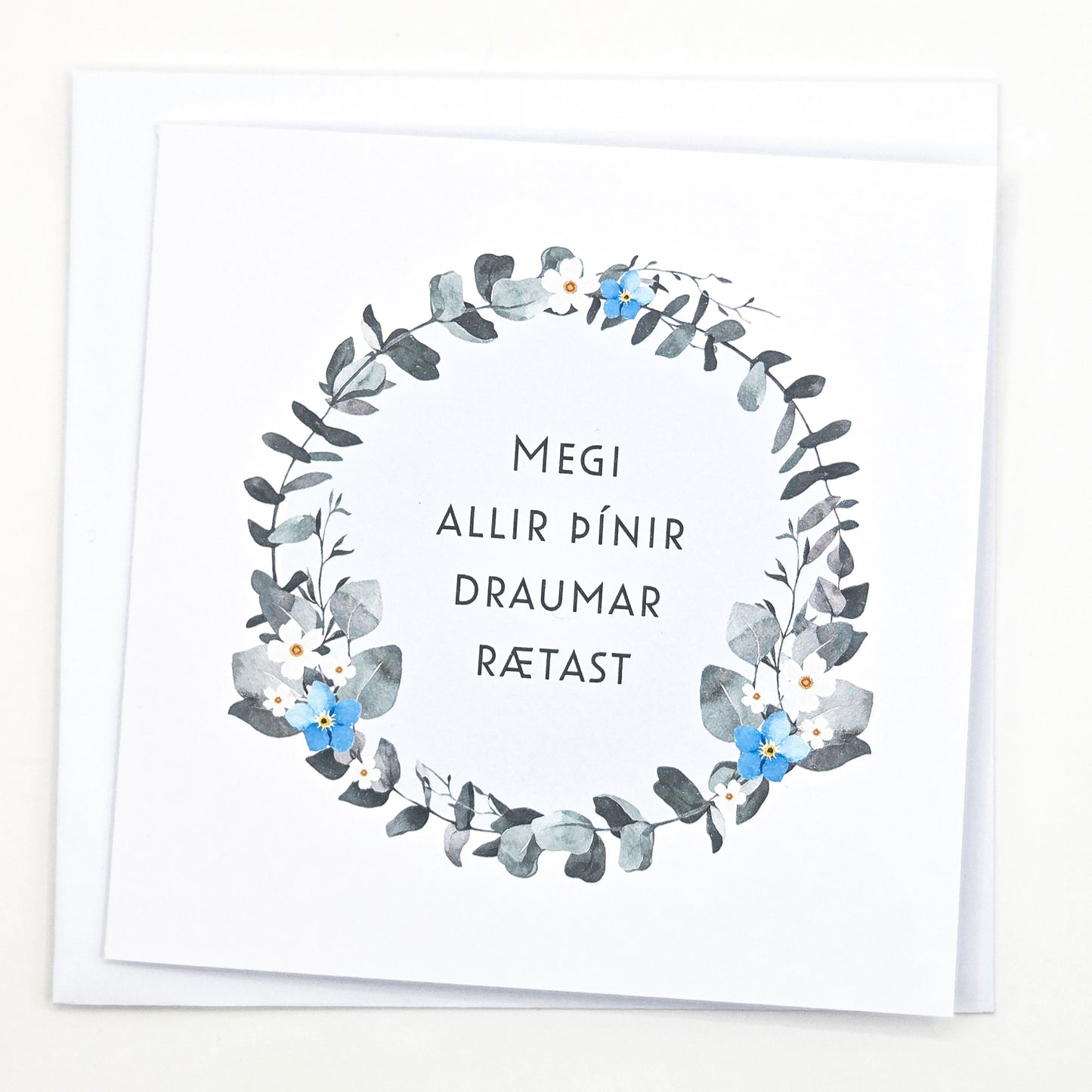 Kort - Draumar (blátt)