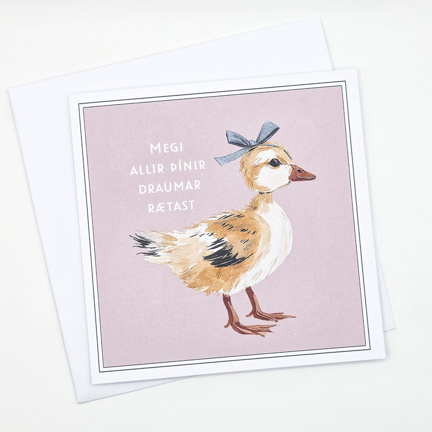 Kort - Ungi (bleikt)