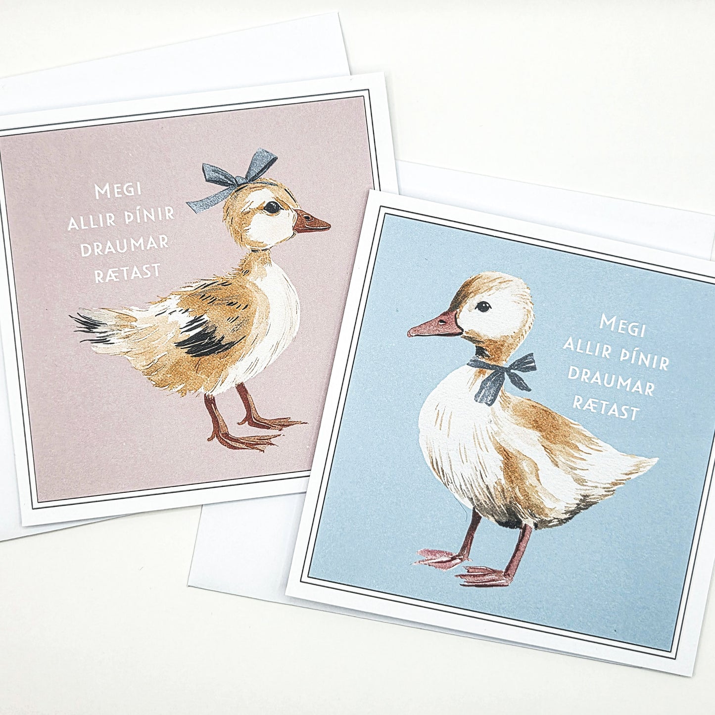 Kort - Ungi (bleikt)