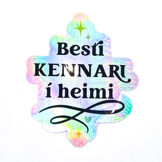 Límmiði/Segull - Besti kennari í heimi