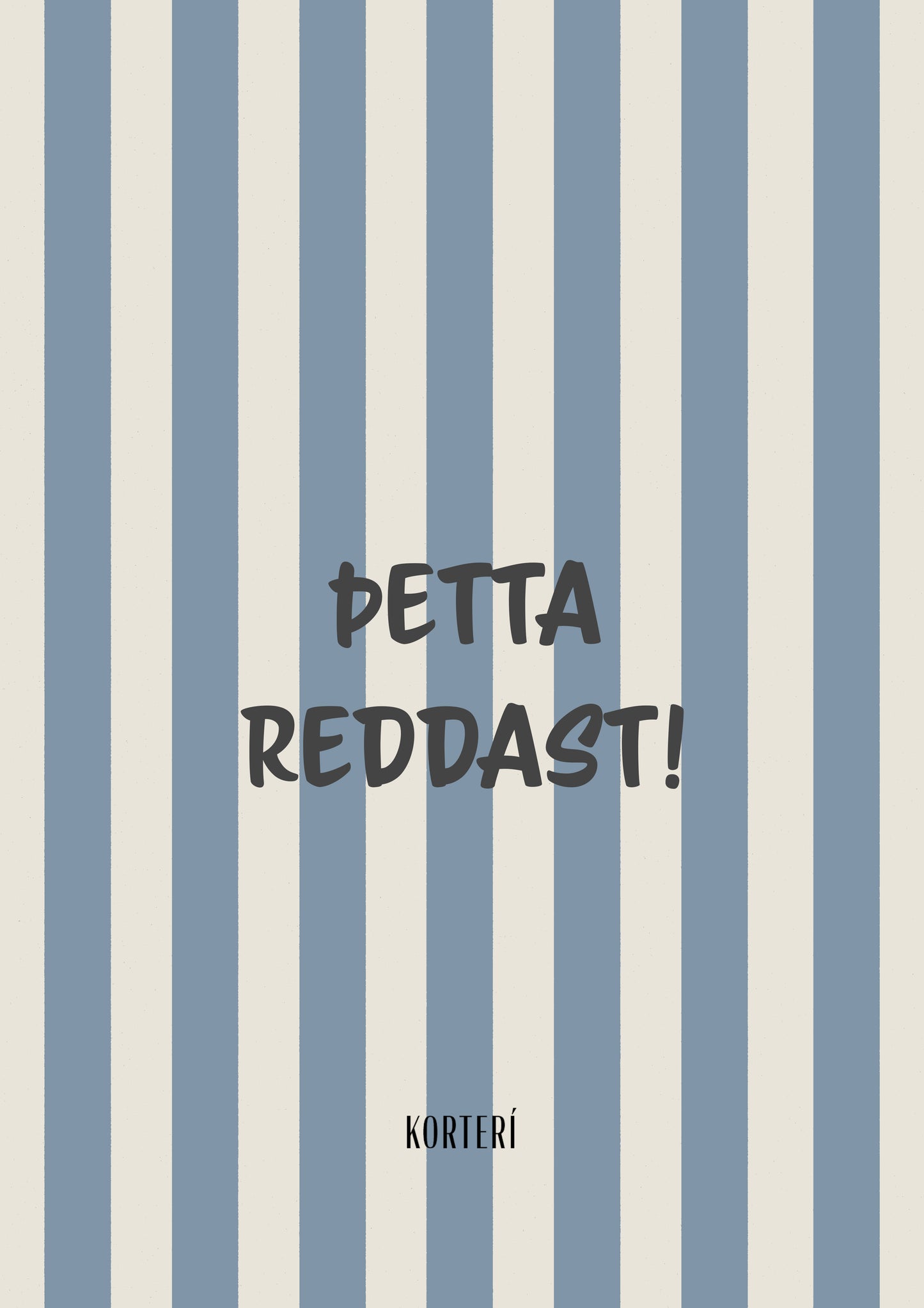 Prent - Þetta reddast!