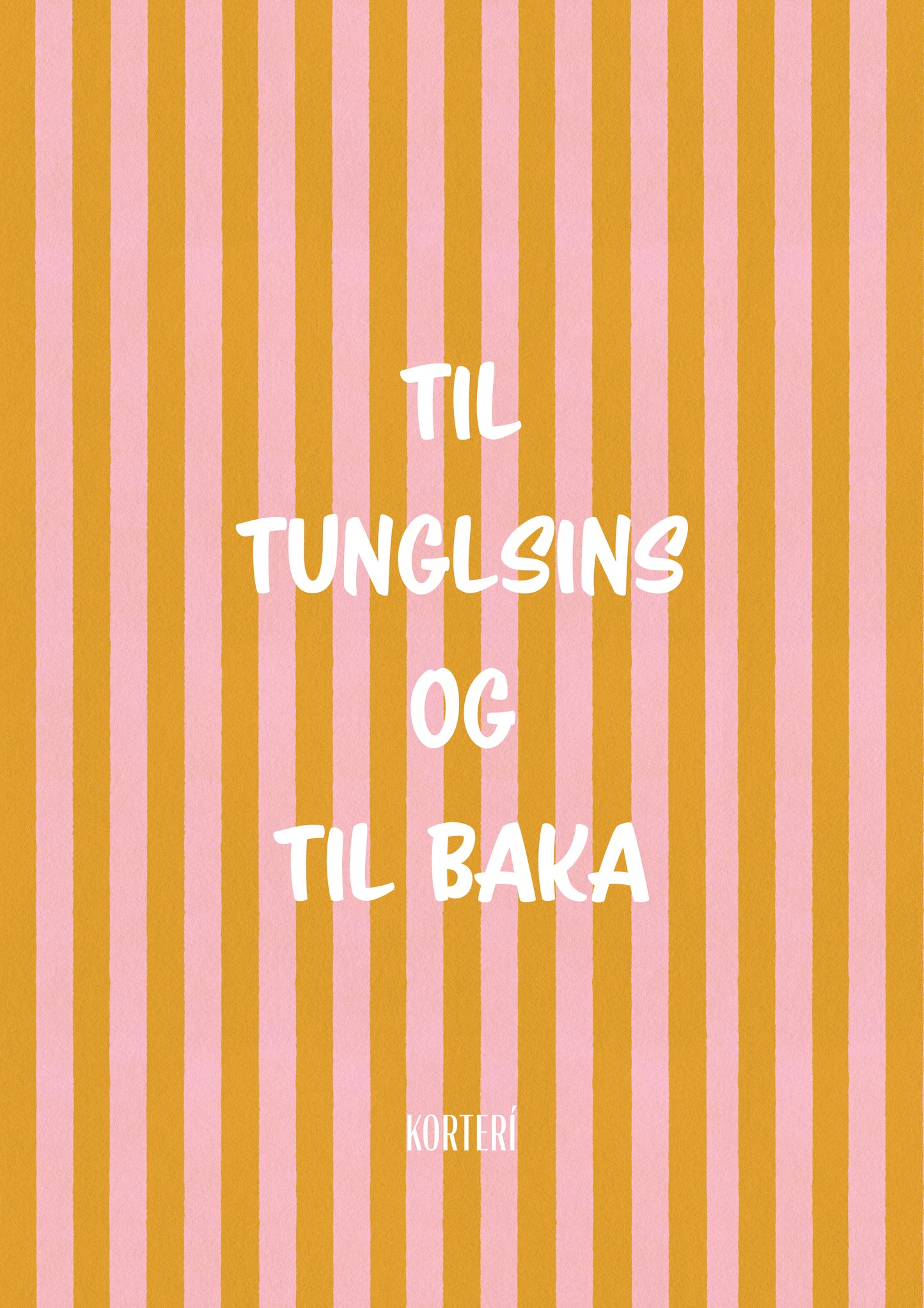Prent - Til tunglsins og til baka