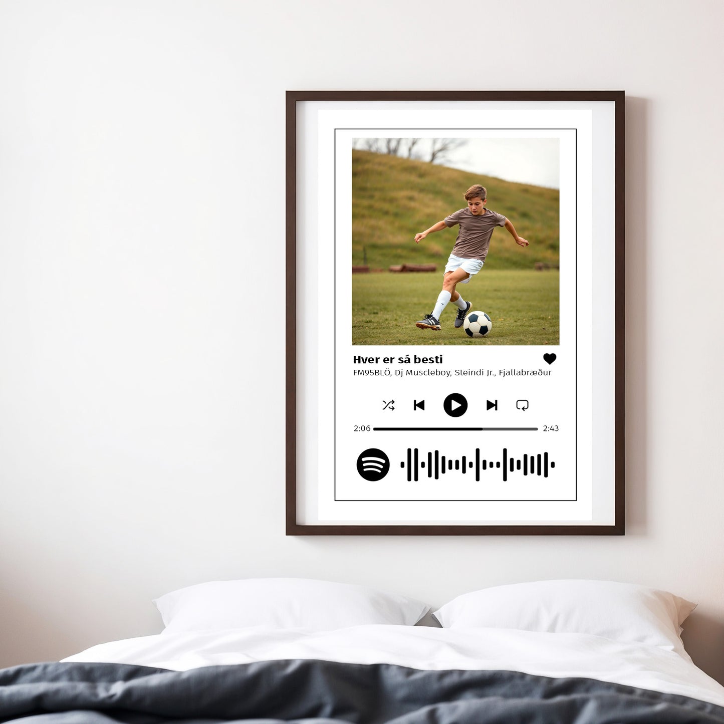Myndir með Spotify kóða - JPG