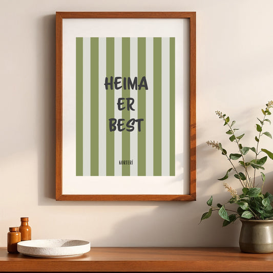 Prent - Heima er best