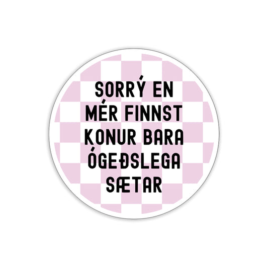 Límmiðar/Seglar - Hinsegin textar (Val)