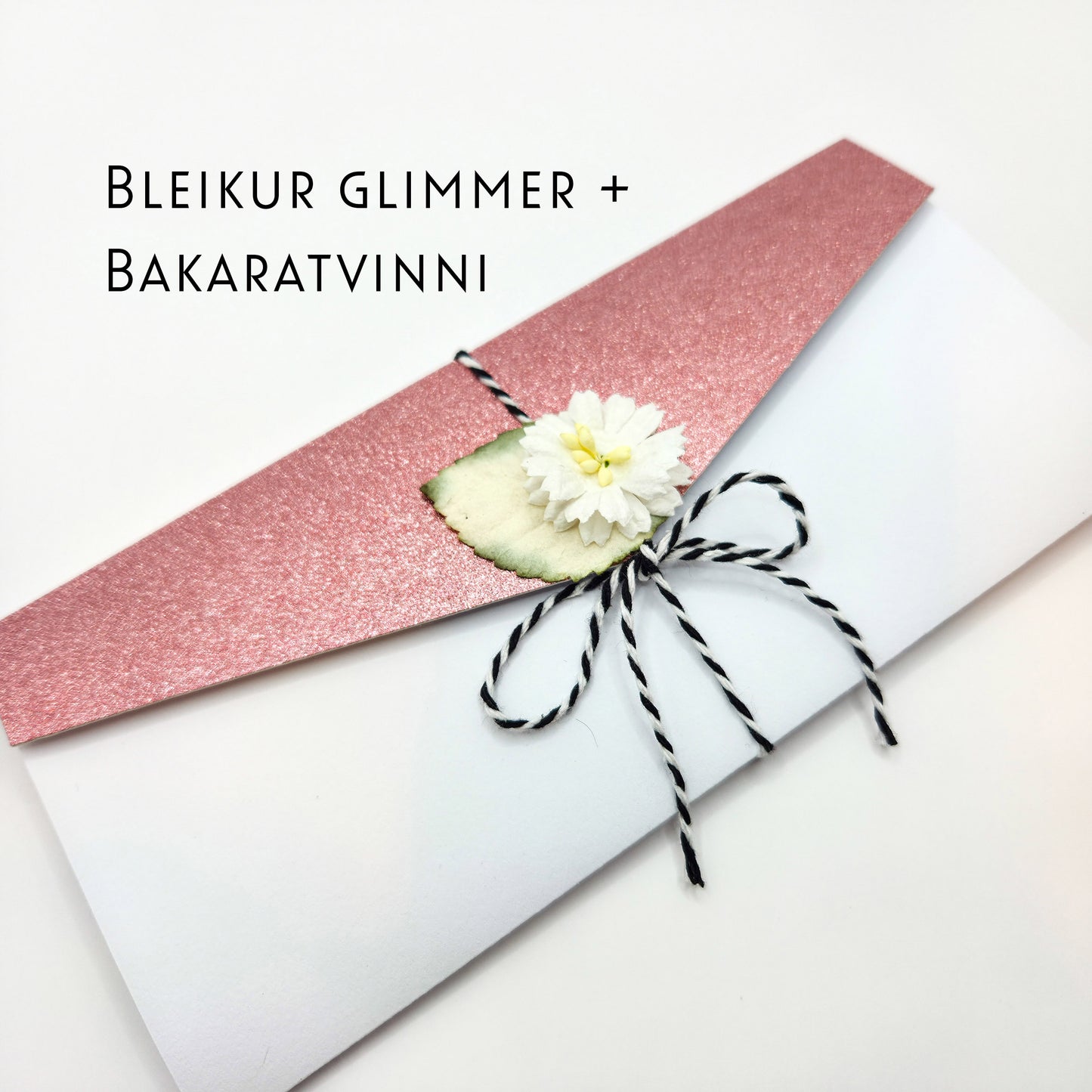 Peningakort - glans/glimmer