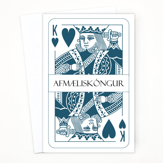 Kort - Afmæliskóngur